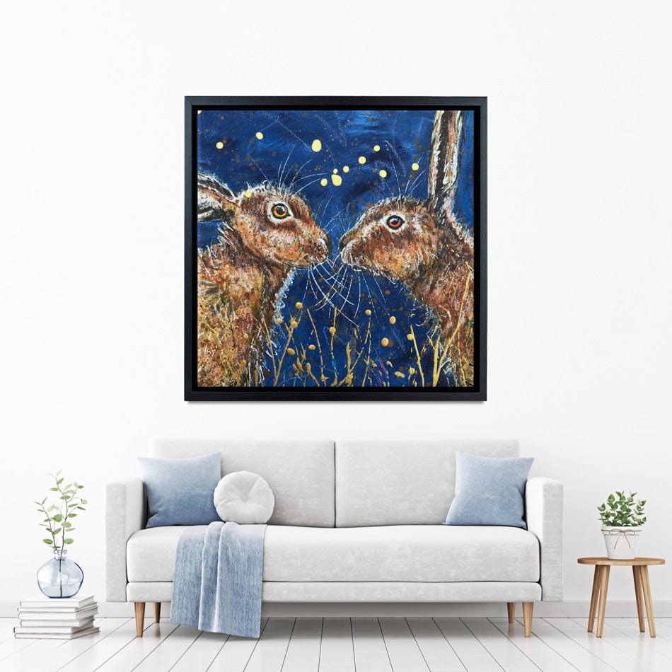 Under The Night Sky Square Canvas Print wall art product Jane Brookshaw