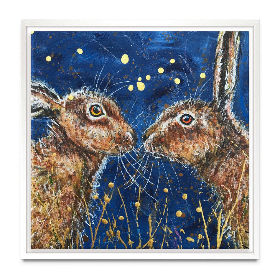 Under The Night Sky Square Canvas Print wall art product Jane Brookshaw