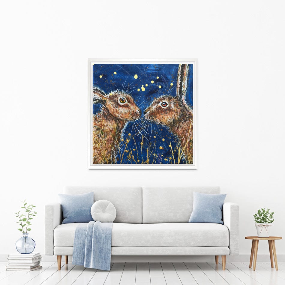 Under The Night Sky Square Canvas Print wall art product Jane Brookshaw