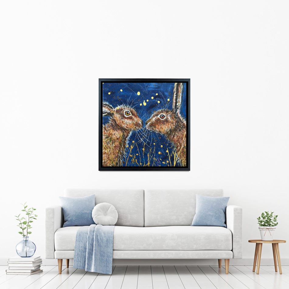 Under The Night Sky Square Canvas Print wall art product Jane Brookshaw
