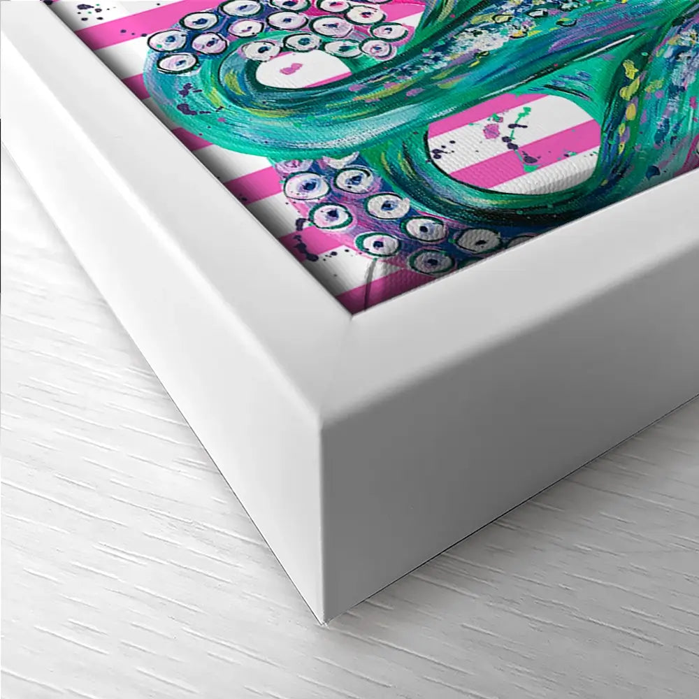 Under The Sea Striped Trio Canvas Print Under The Sea Striped Trio Canvas Print wall art product Emma LC Art