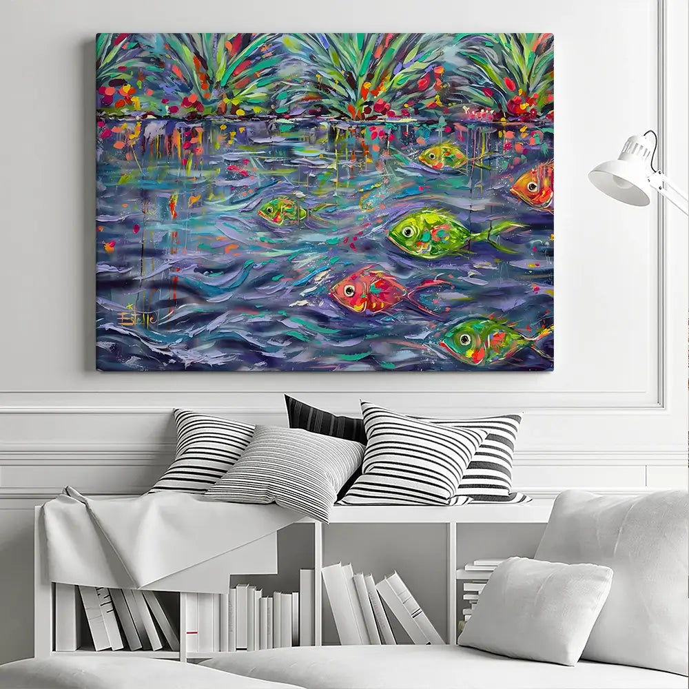 Underwater Eden Canvas Print Underwater Eden Canvas Print wall art product Estelle Grengs - Independent