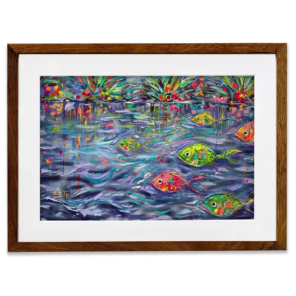 Underwater Eden Framed Art Print Underwater Eden Framed Art Print wall art product Estelle Grengs - Independent