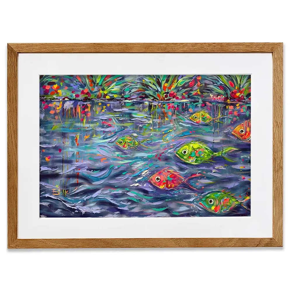 Underwater Eden Framed Art Print Underwater Eden Framed Art Print wall art product Estelle Grengs - Independent