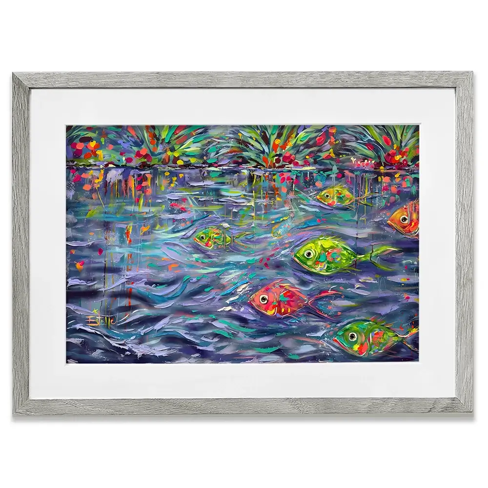 Underwater Eden Framed Art Print Underwater Eden Framed Art Print wall art product Estelle Grengs - Independent