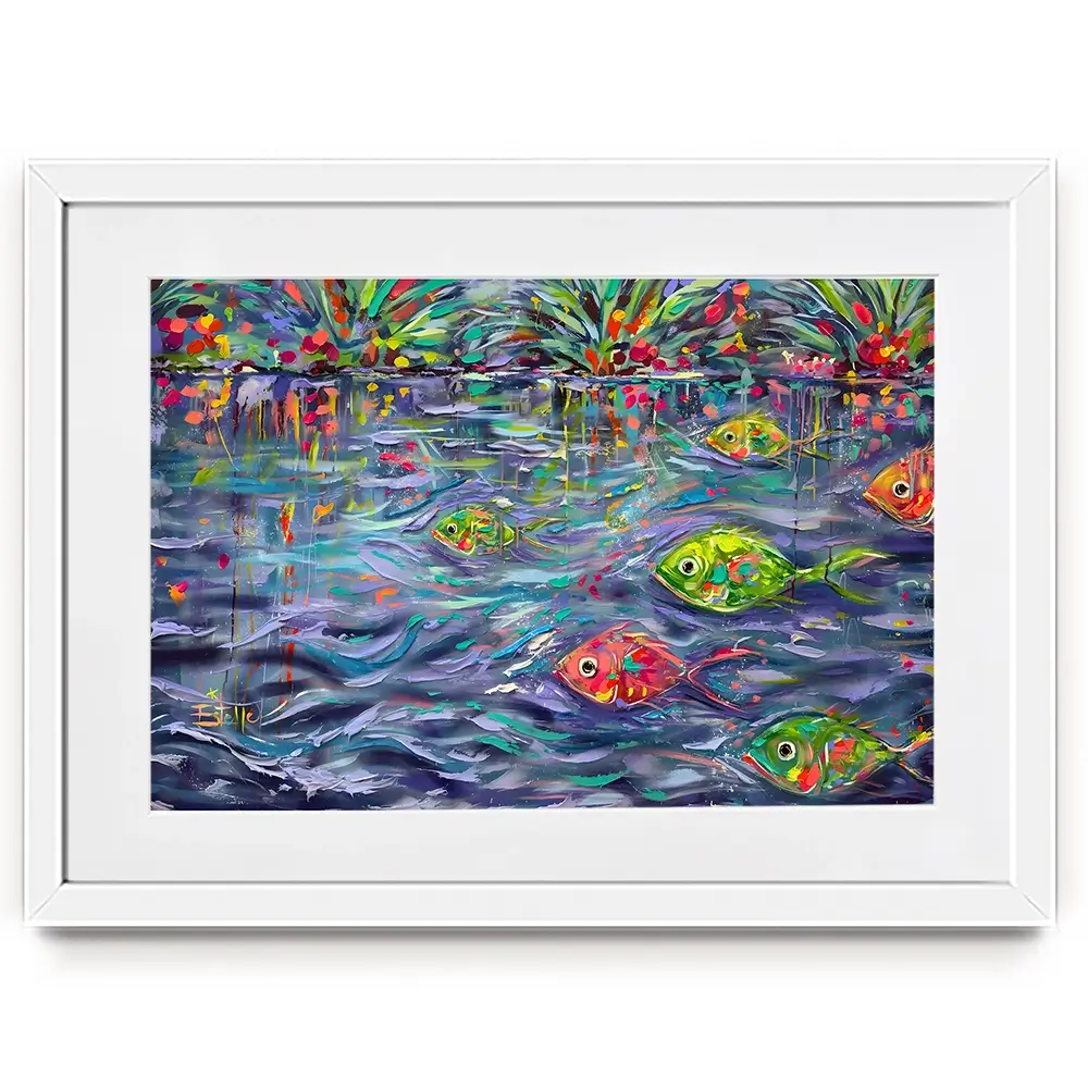 Underwater Eden Framed Art Print Underwater Eden Framed Art Print wall art product Estelle Grengs - Independent