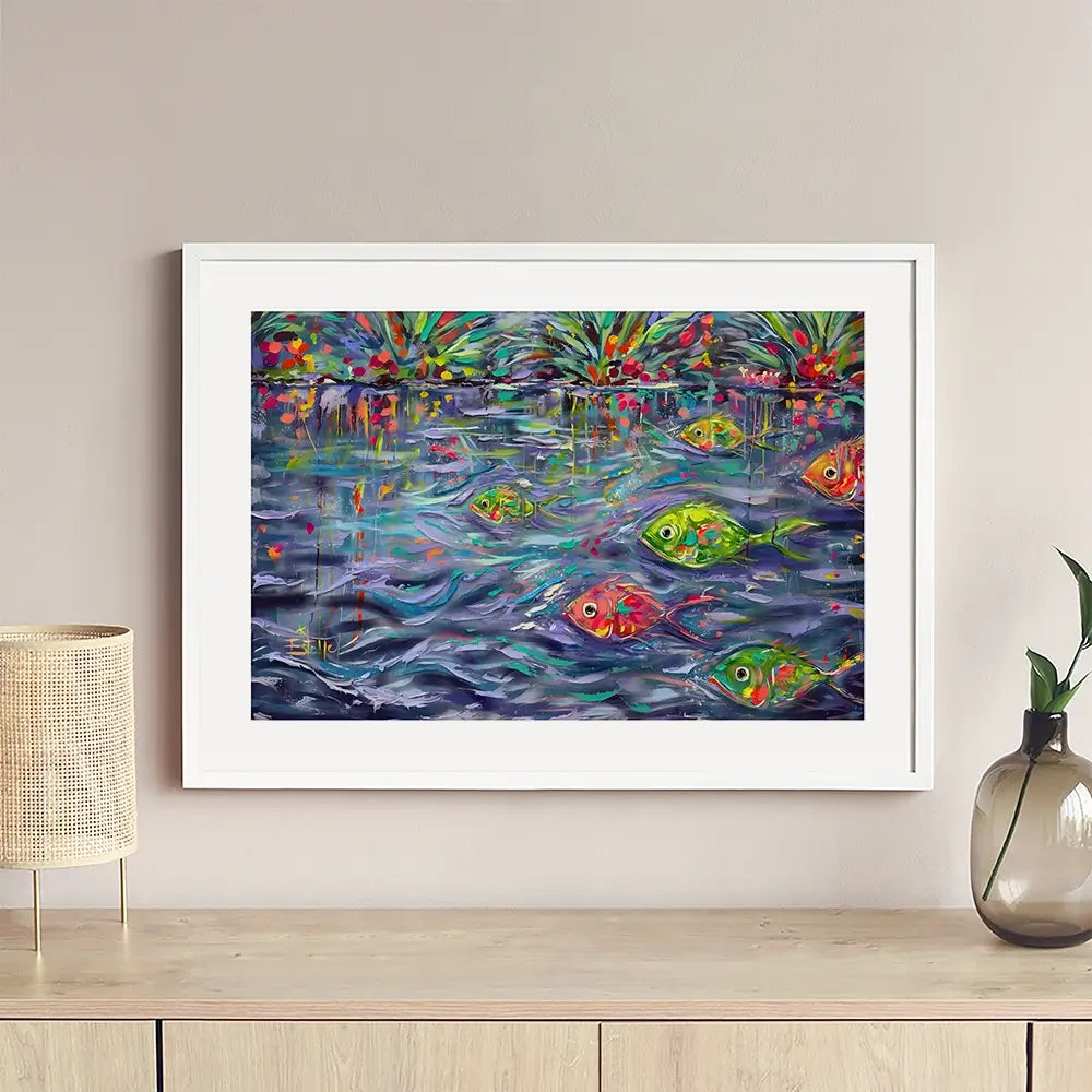 Underwater Eden Framed Art Print Underwater Eden Framed Art Print wall art product Estelle Grengs - Independent