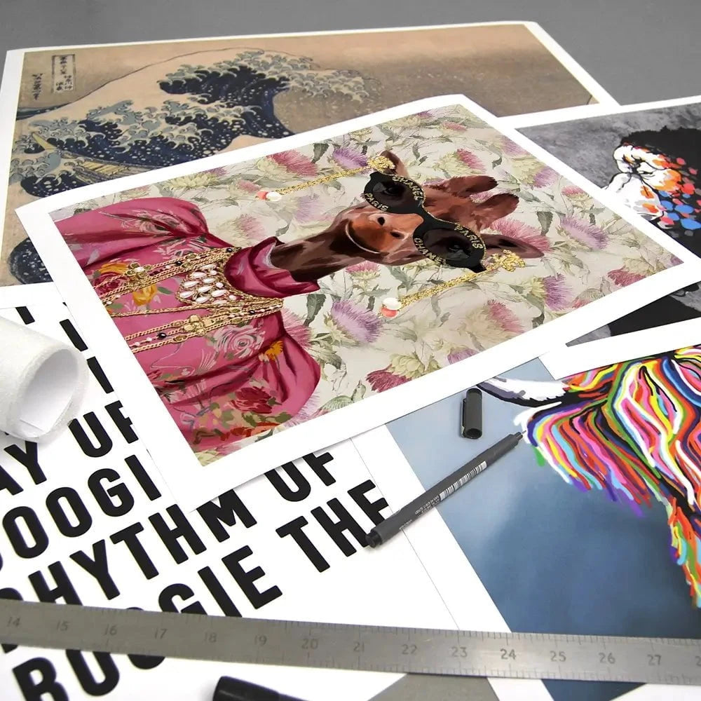 Upmarket Giraffe Art Print Upmarket Giraffe Art Print wall art product Svetlana Aleynikova