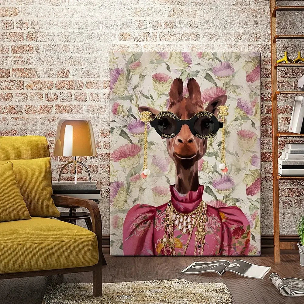 Upmarket Giraffe Canvas Print Upmarket Giraffe Canvas Print wall art product Svetlana Aleynikova