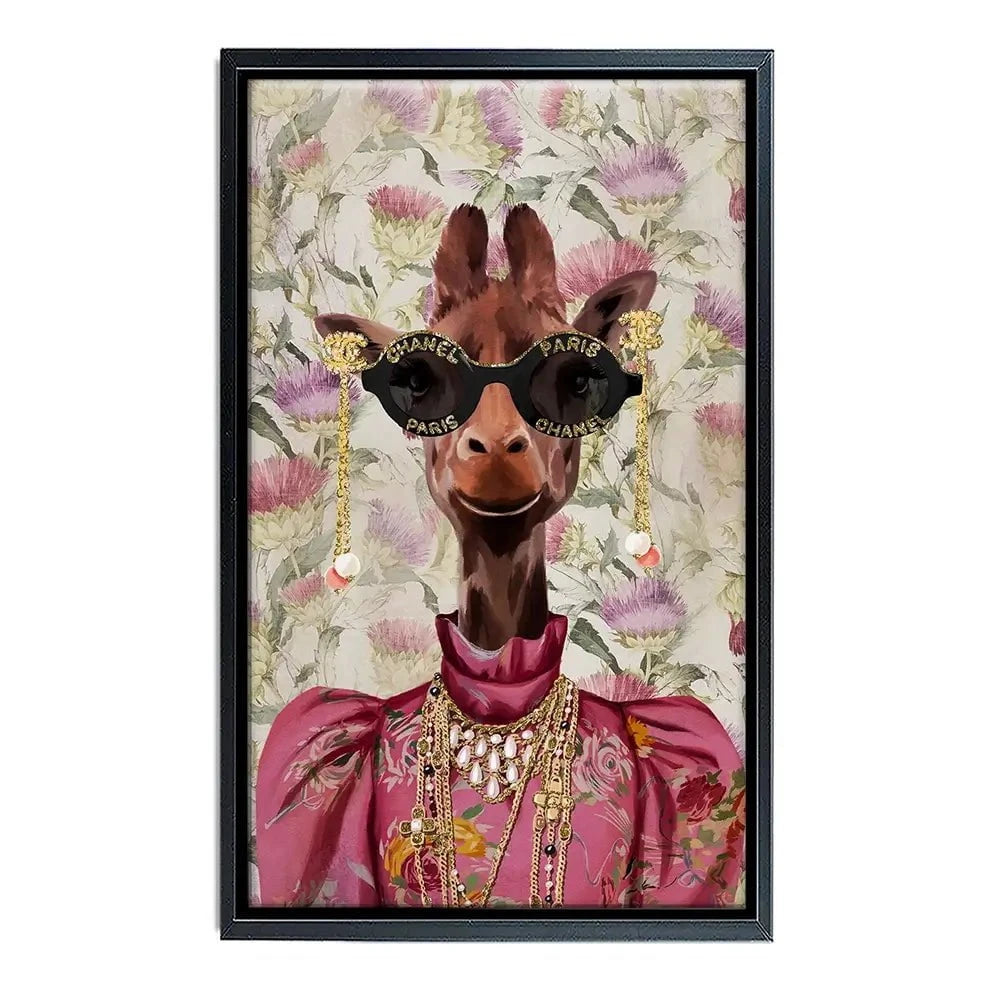 Upmarket Giraffe Canvas Print Upmarket Giraffe Canvas Print wall art product Svetlana Aleynikova