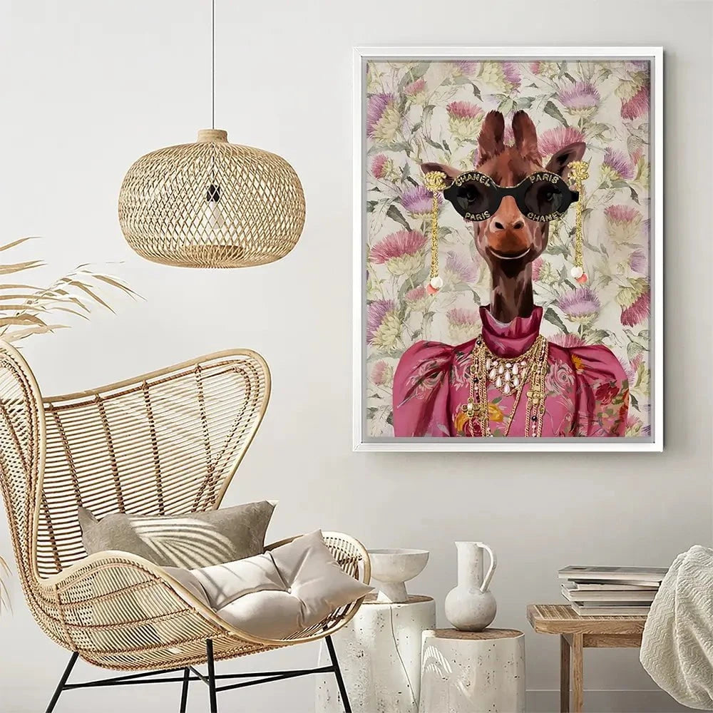 Upmarket Giraffe Canvas Print Upmarket Giraffe Canvas Print wall art product Svetlana Aleynikova