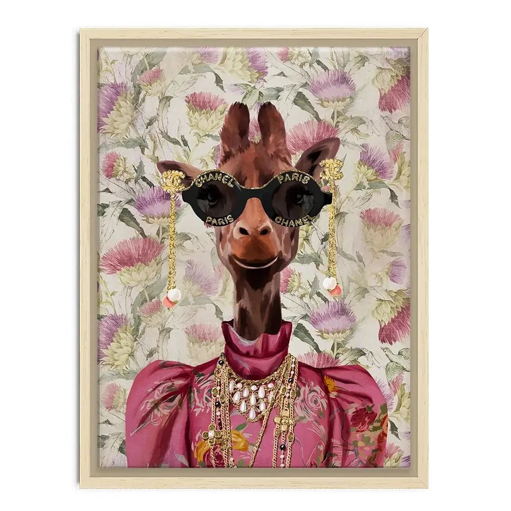 Upmarket Giraffe Canvas Print Upmarket Giraffe Canvas Print wall art product Svetlana Aleynikova