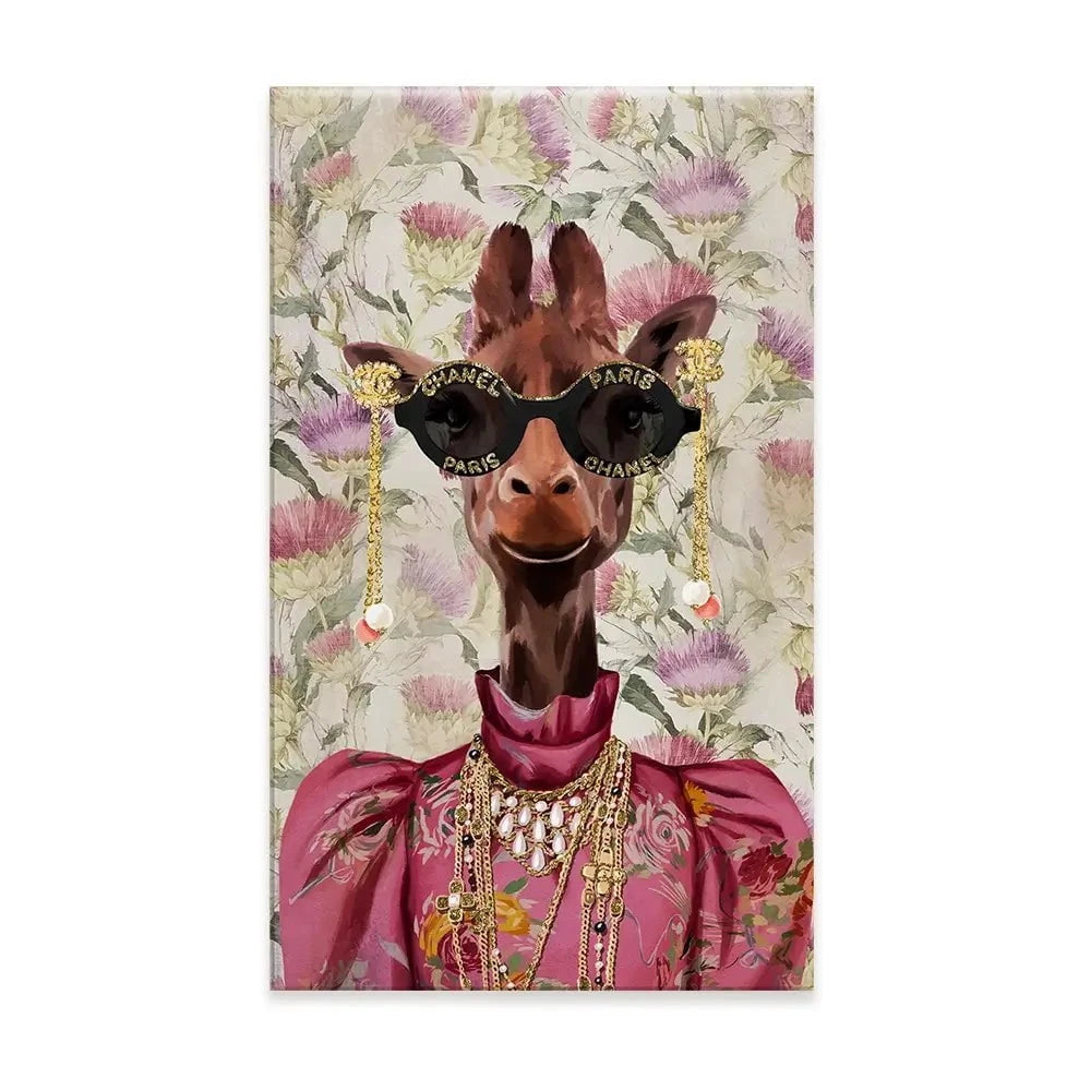 Upmarket Giraffe Canvas Print Upmarket Giraffe Canvas Print wall art product Svetlana Aleynikova