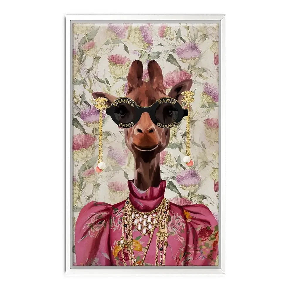 Upmarket Giraffe Canvas Print Upmarket Giraffe Canvas Print wall art product Svetlana Aleynikova