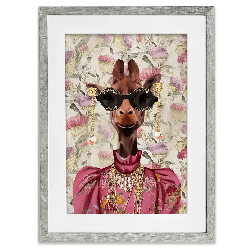 Upmarket Giraffe Framed Art Print Upmarket Giraffe Framed Art Print wall art product Svetlana Aleynikova