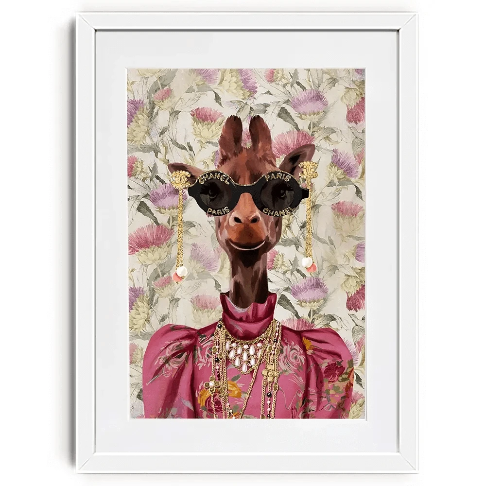 Upmarket Giraffe Framed Art Print Upmarket Giraffe Framed Art Print wall art product Svetlana Aleynikova