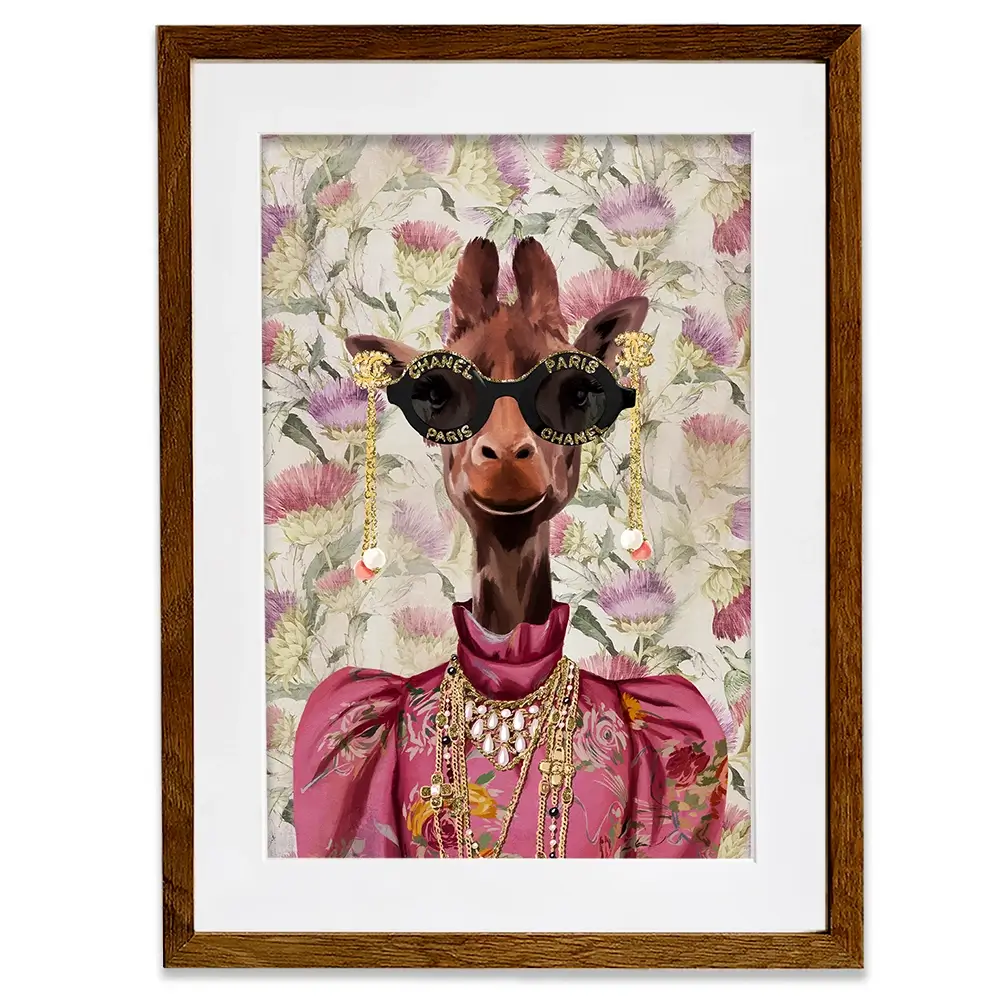 Upmarket Giraffe Framed Art Print Upmarket Giraffe Framed Art Print wall art product Svetlana Aleynikova
