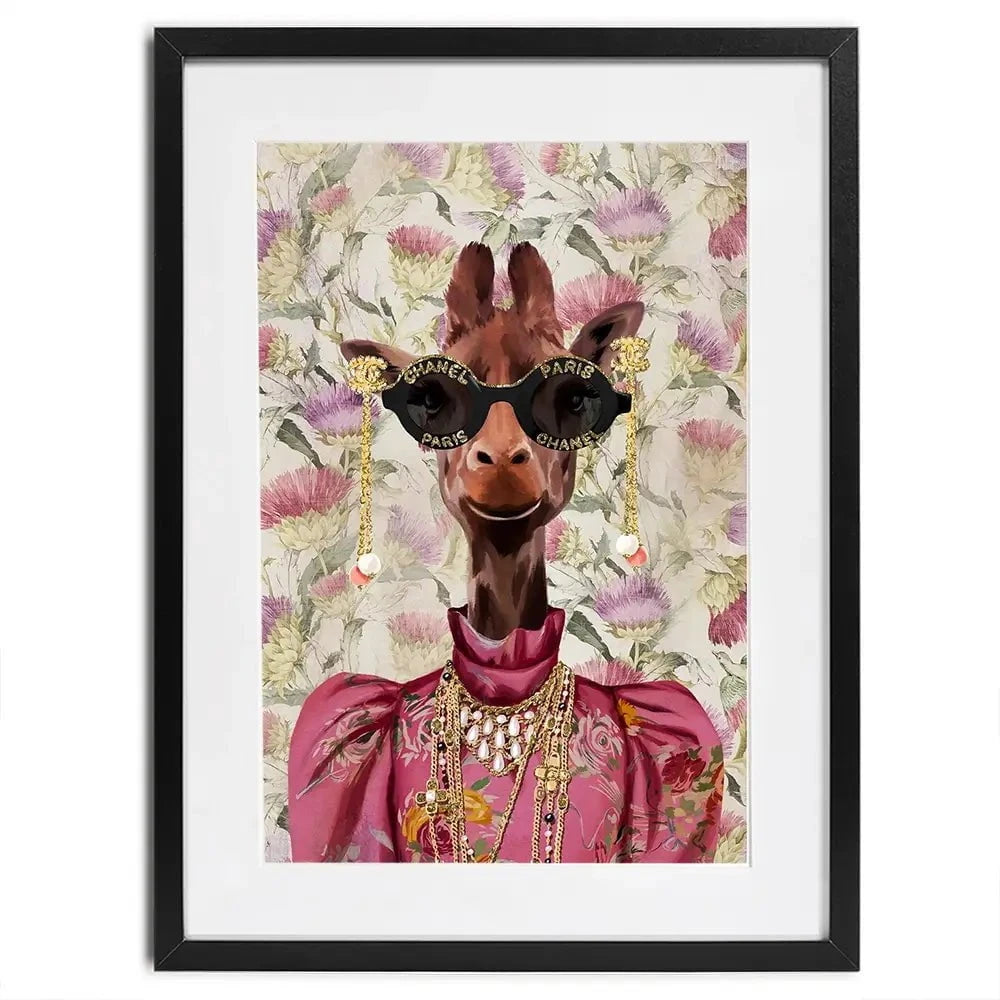 Upmarket Giraffe Framed Art Print Upmarket Giraffe Framed Art Print wall art product Svetlana Aleynikova