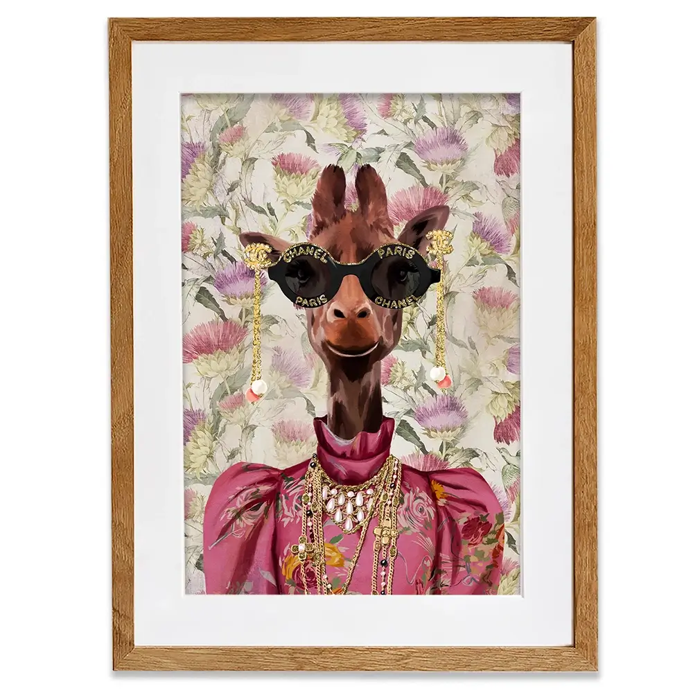 Upmarket Giraffe Framed Art Print Upmarket Giraffe Framed Art Print wall art product Svetlana Aleynikova