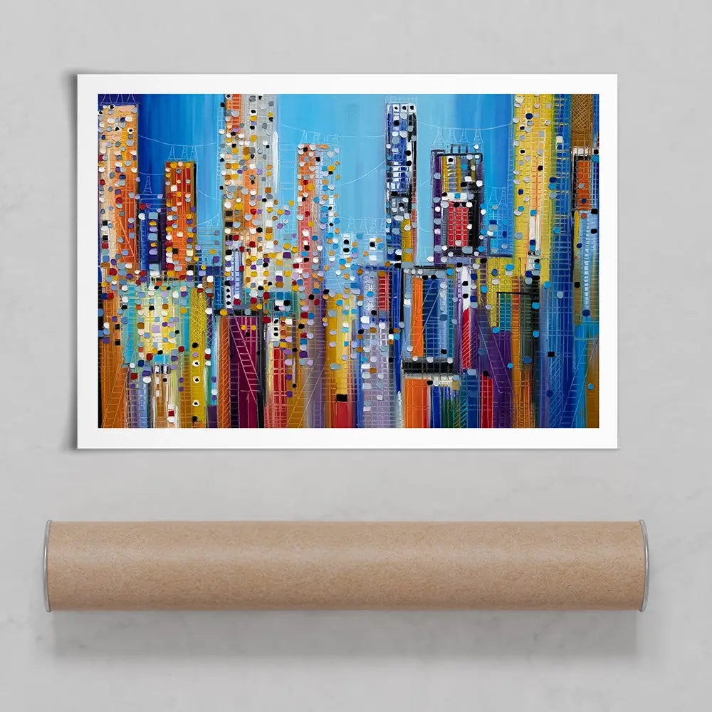 Urban Core Art Print Urban Core Art Print wall art product Ekaterina Ermilkina