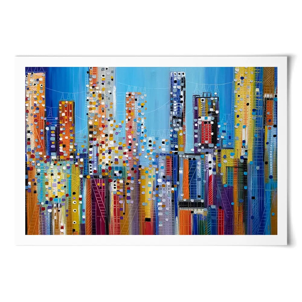 Urban Core Art Print Urban Core Art Print wall art product Ekaterina Ermilkina