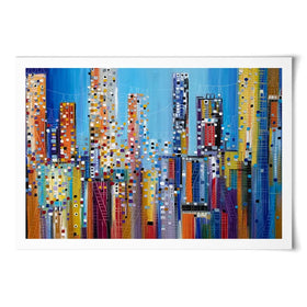 Urban Core Art Print Urban Core Art Print wall art product Ekaterina Ermilkina