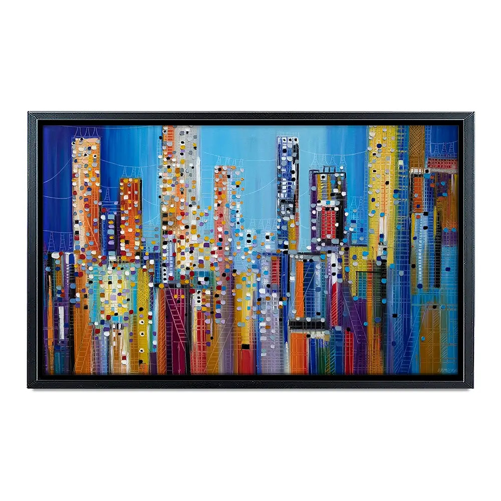 Urban Core Canvas Print Urban Core Canvas Print wall art product Ekaterina Ermilkina