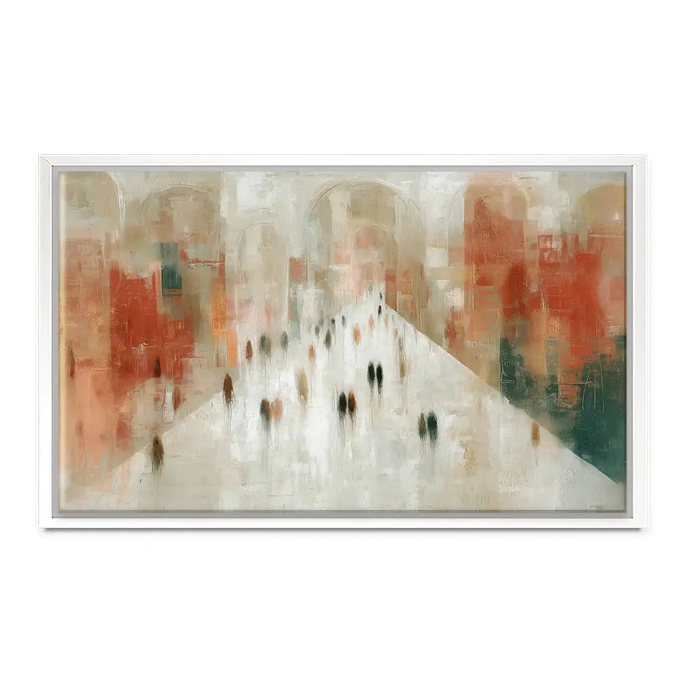 Urban Promenade Canvas Print Urban Promenade Canvas Print wall art product Chromatic Storm Studio