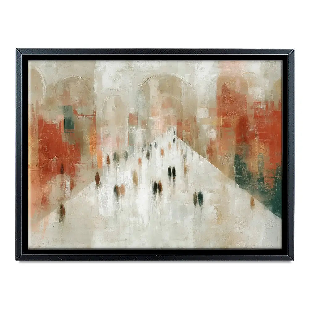 Urban Promenade Canvas Print Urban Promenade Canvas Print wall art product Chromatic Storm Studio