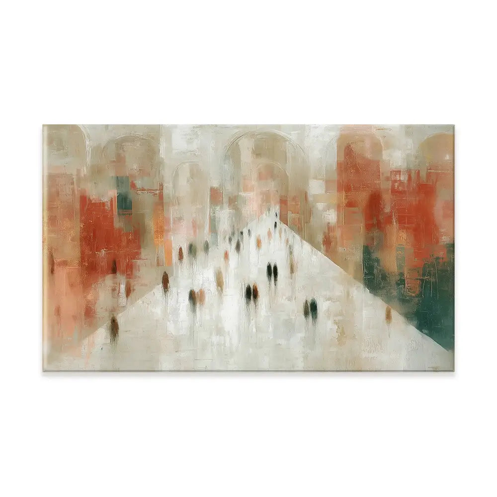 Urban Promenade Canvas Print Urban Promenade Canvas Print wall art product Chromatic Storm Studio