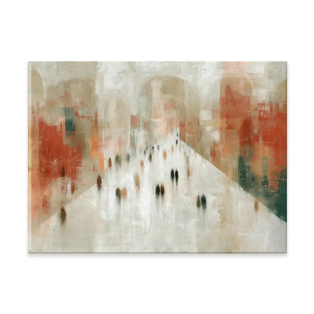 Urban Promenade Canvas Print Urban Promenade Canvas Print wall art product Chromatic Storm Studio