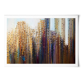 Urban Skyline Art Print Urban Skyline Art Print wall art product Ekaterina Ermilkina