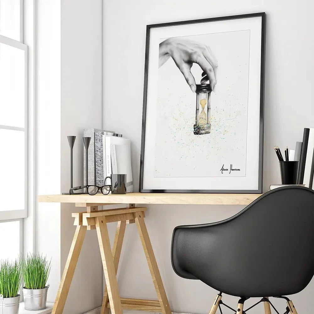 Use Time Wisely Framed Art Print Use Time Wisely Framed Art Print wall art product Ashvin Harrison