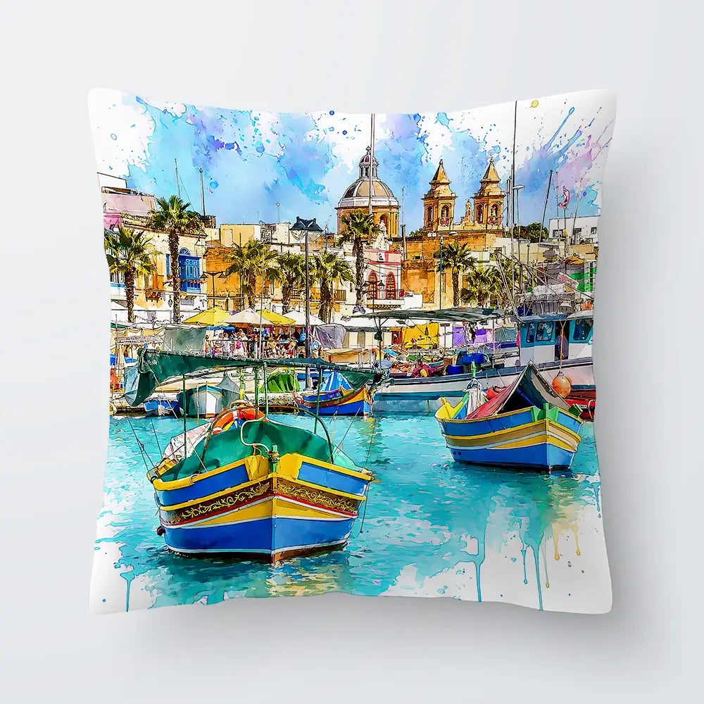 Valetta Malta Cushion Valetta Malta Cushion wall art product David Alexander Elder
