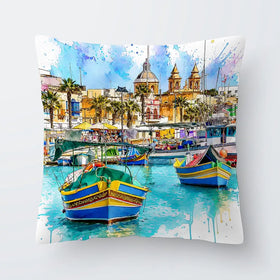 Valetta Malta Cushion Valetta Malta Cushion wall art product David Alexander Elder