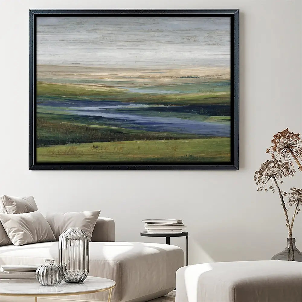 Valley Abstract Canvas Print Valley Abstract Canvas Print wall art product Petal Prints Design - Independent