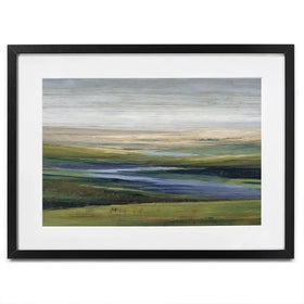 Valley Abstract Framed Art Print Valley Abstract Framed Art Print wall art product Petal Prints Design - Independent