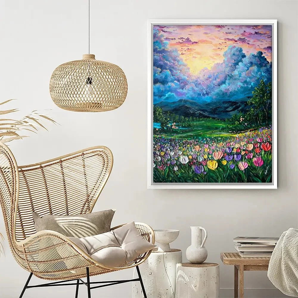 Valley Of Dreams Canvas Print Valley Of Dreams Canvas Print wall art product Nada Khatib