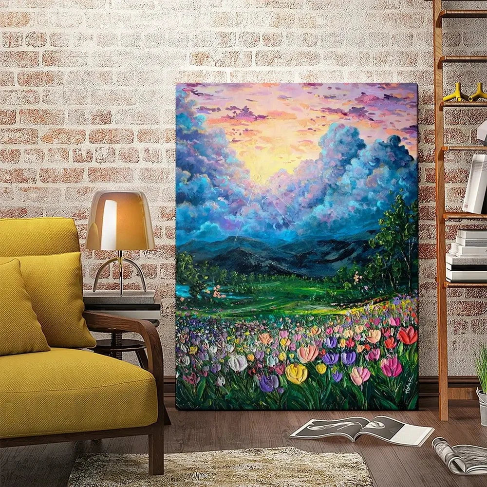 Valley Of Dreams Canvas Print Valley Of Dreams Canvas Print wall art product Nada Khatib