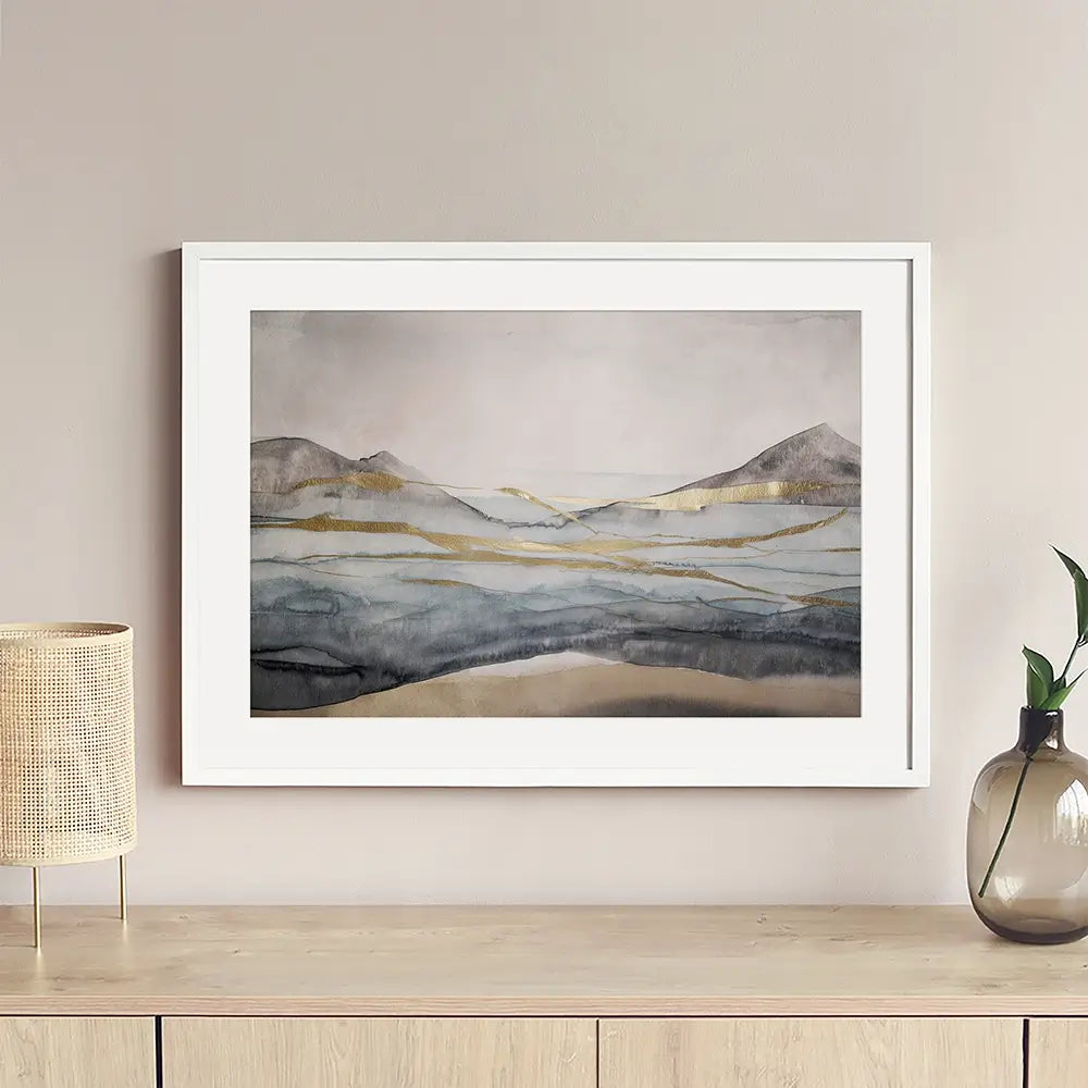 Valley Thread Framed Art Print Valley Thread Framed Art Print wall art product Svetlana Aleynikova