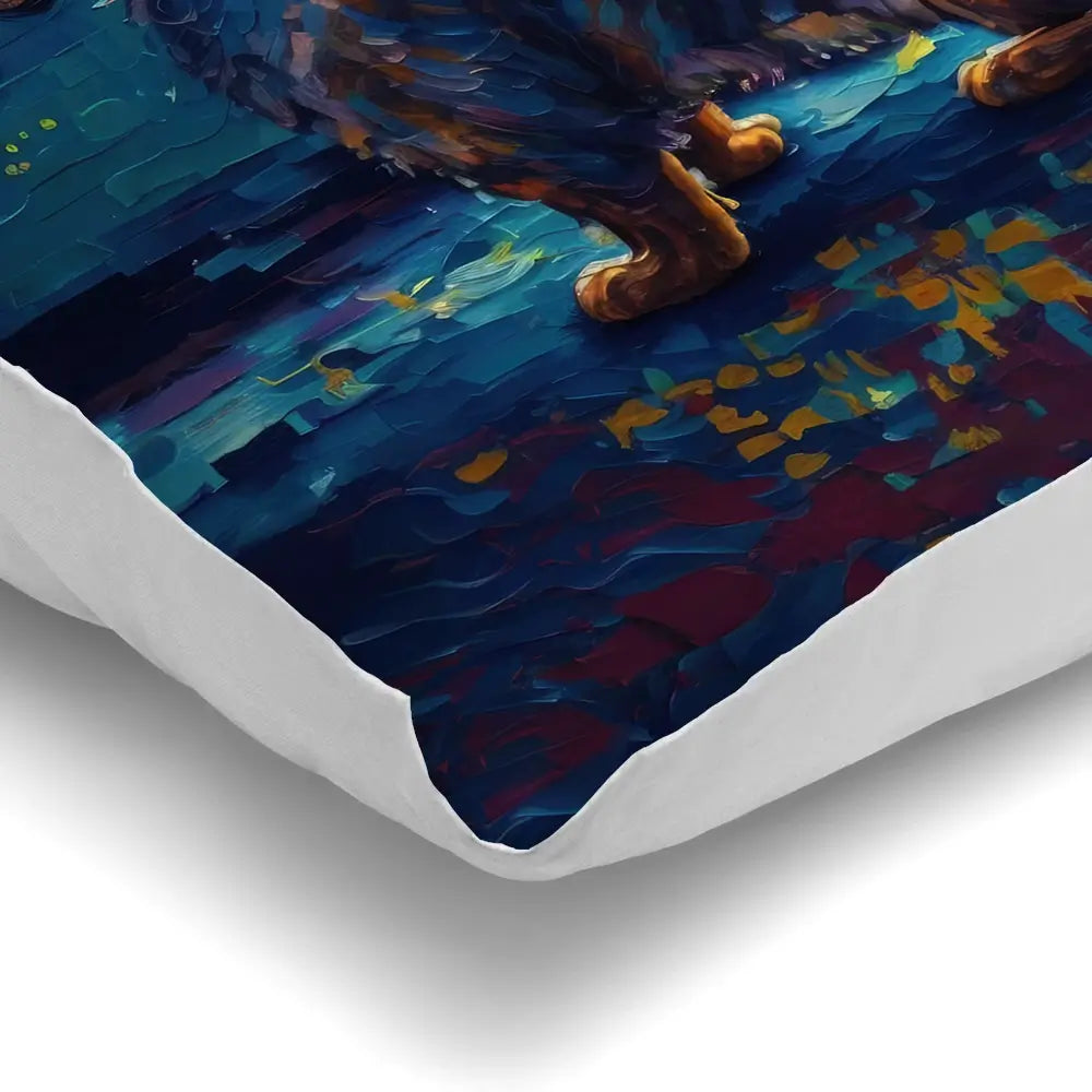 Van Gogh Dachshunds Cushion Van Gogh Dachshunds Cushion wall art product Svetlana Aleynikova