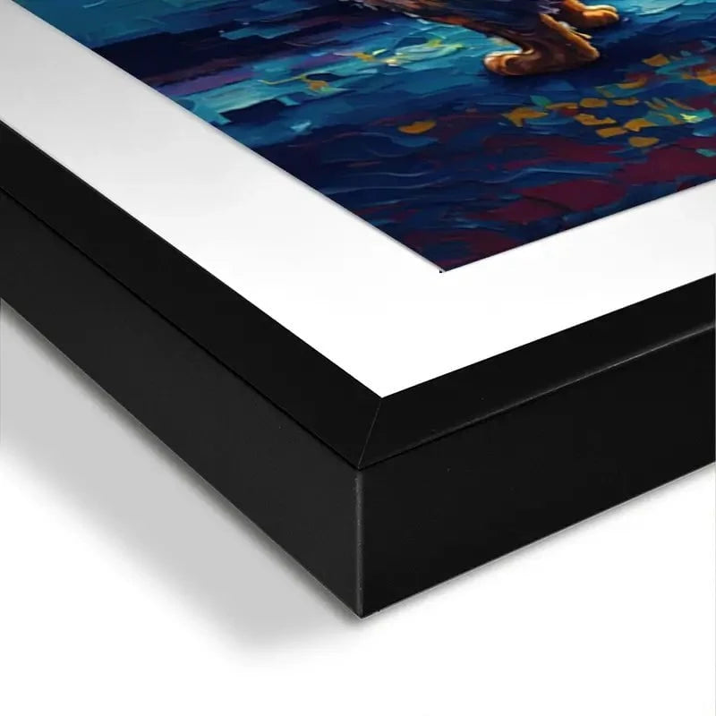 Van Gogh Dachshunds Framed Art Print Van Gogh Dachshunds Framed Art Print wall art product Svetlana Aleynikova