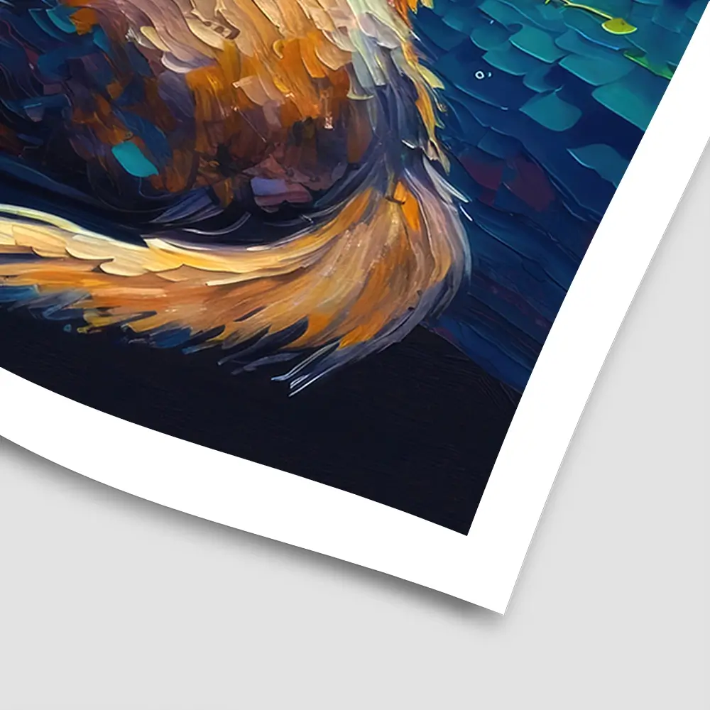 Van Gogh Dachshunds Square Art Print Van Gogh Dachshunds Square Art Print wall art product Svetlana Aleynikova