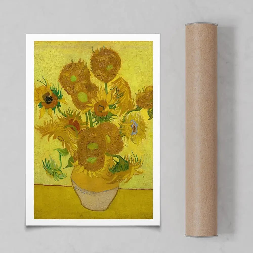Vase Of Sunflowers Art Print Vase Of Sunflowers Art Print wall art product Vincent Van Gogh