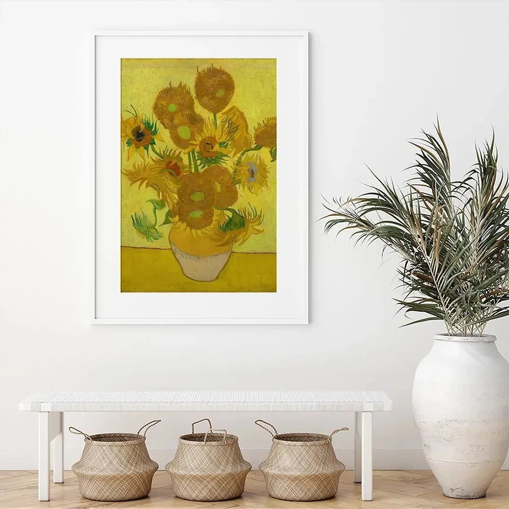 Vase Of Sunflowers Framed Art Print Vase Of Sunflowers Framed Art Print wall art product Vincent Van Gogh