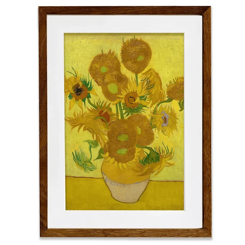 Vase Of Sunflowers Framed Art Print Vase Of Sunflowers Framed Art Print wall art product Vincent Van Gogh