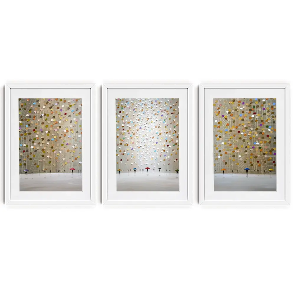 Velvet Rain Framed Art Print Trio Velvet Rain Framed Art Print Trio wall art product Ekaterina Ermilkina