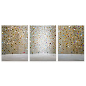 Velvet Rain Trio Canvas Print Velvet Rain Trio Canvas Print wall art product Ekaterina Ermilkina