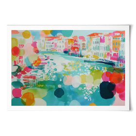Venice Grand Canal Dreams Art Print Venice Grand Canal Dreams Art Print wall art product Chromatic Storm Studio
