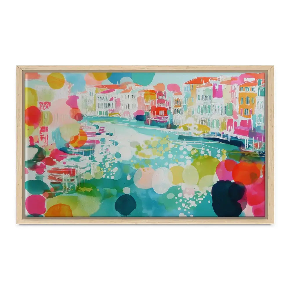 Venice Grand Canal Dreams Canvas Print Venice Grand Canal Dreams Canvas Print wall art product Chromatic Storm Studio